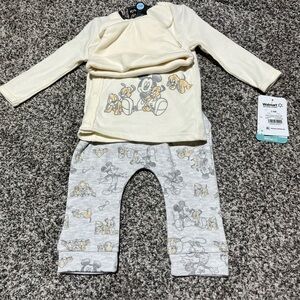 Disney Baby- Mickey Mouse And Puppies Take Me Home 3 Piece Set: 3-6 Months NEW